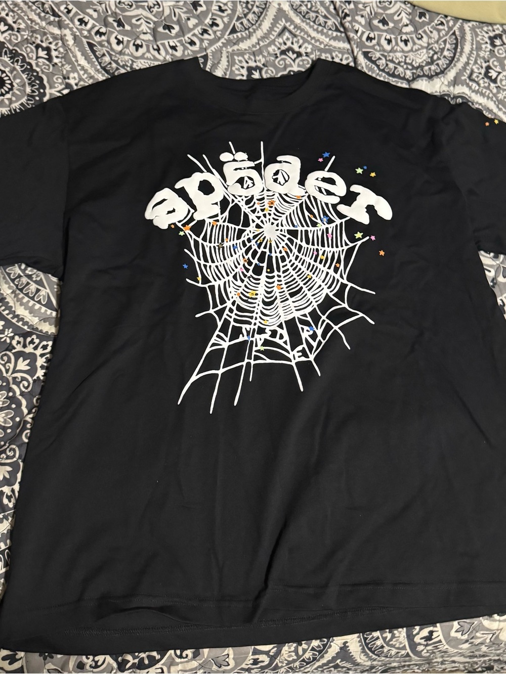 Black Spider Web Graphic